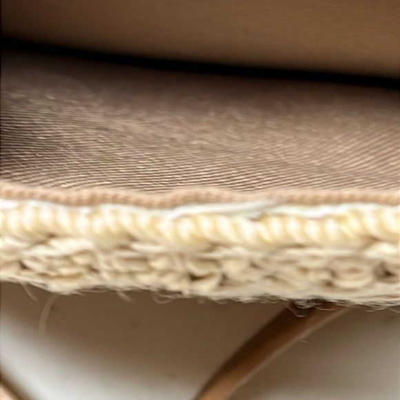 The Sac Tan and Cream Crochet Crossbody Bag - Picture 11 of 13